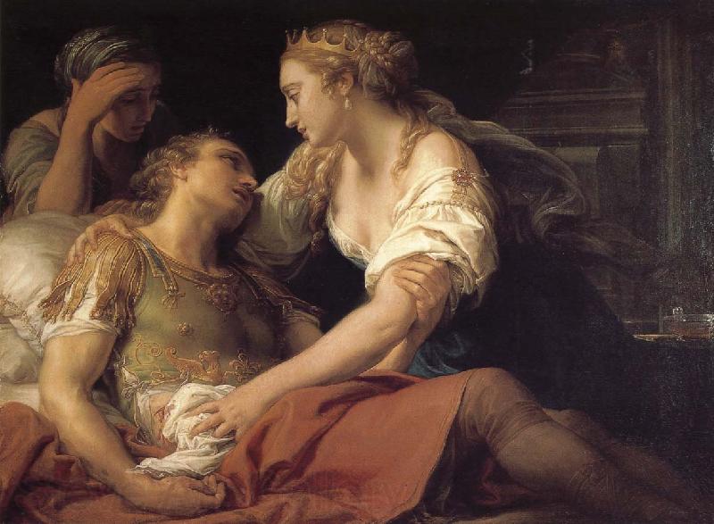 Pompeo Batoni Cleopatra and Mark Antony dying